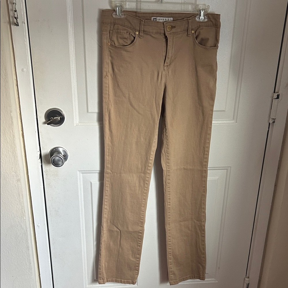 Anne Klein Tan Jeans